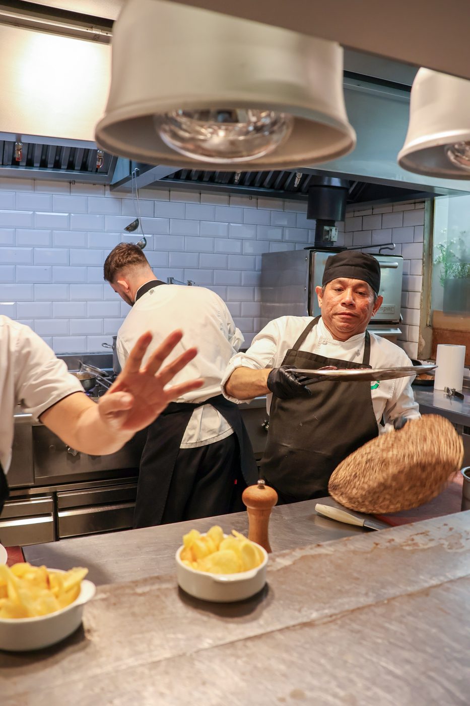 Equipo en cocina